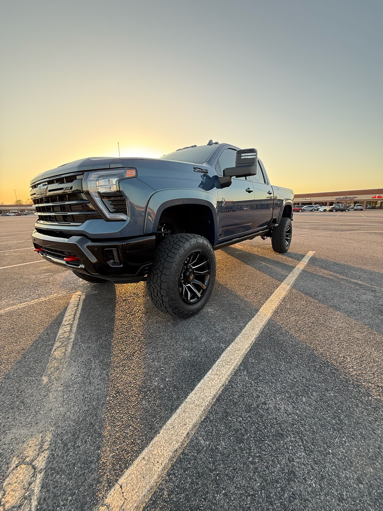 Lifted Chevrolet truck detailed by Grimeaway Autoworks