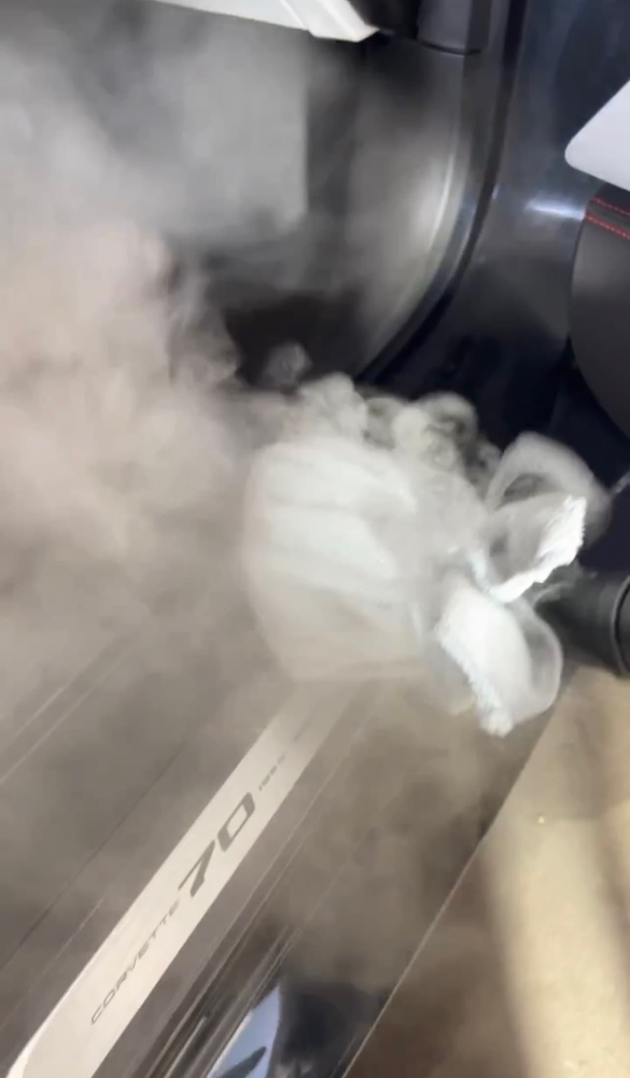 Thermal fogging odor remediation inside a vehicle