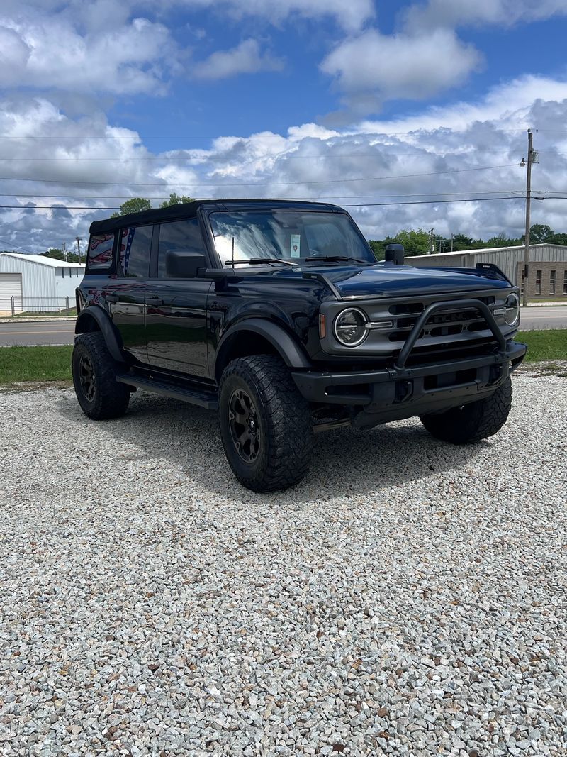 Black lifted Ford Bronco after full reconditioning at Grimeaway Autoworks, serving Norman, OK