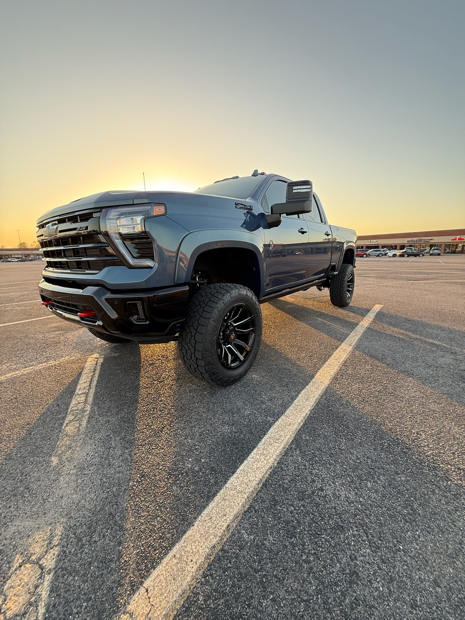Lifted Chevrolet truck detailed at Grimeaway Autoworks, serving Ardmore, OK